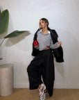 pantalone balloon 3/4