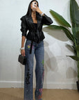 Jeans Shine graffiti