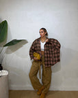 Camicia Tartan cappuccio