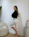 Leggings Capri Pois