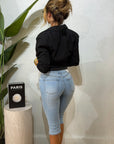 Denim capri 7551