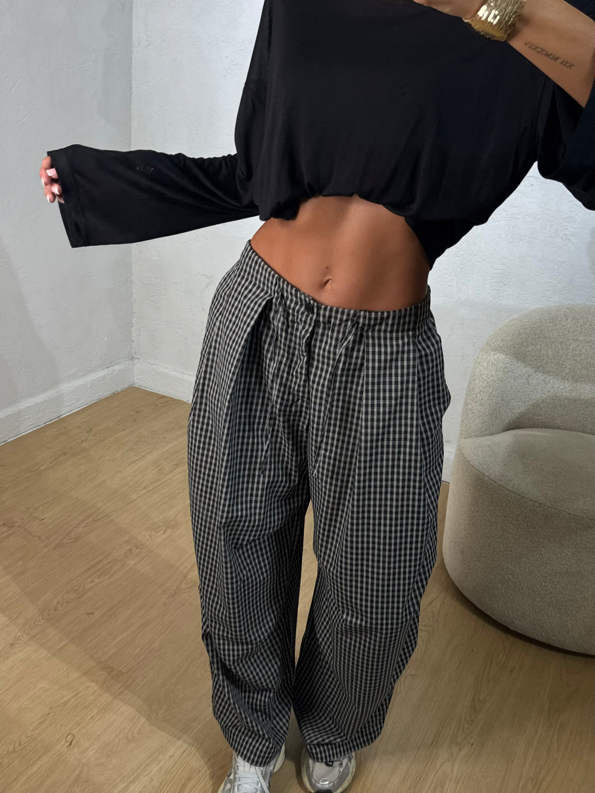 Pantalone British chic