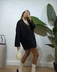 Blazer gessato Over