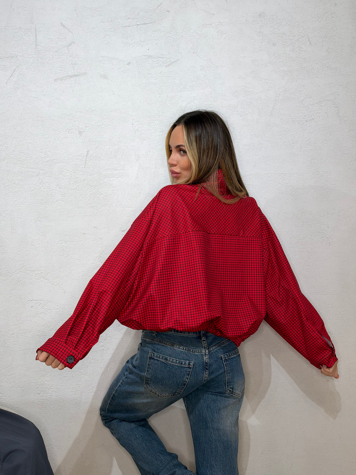 Bomber rouge check