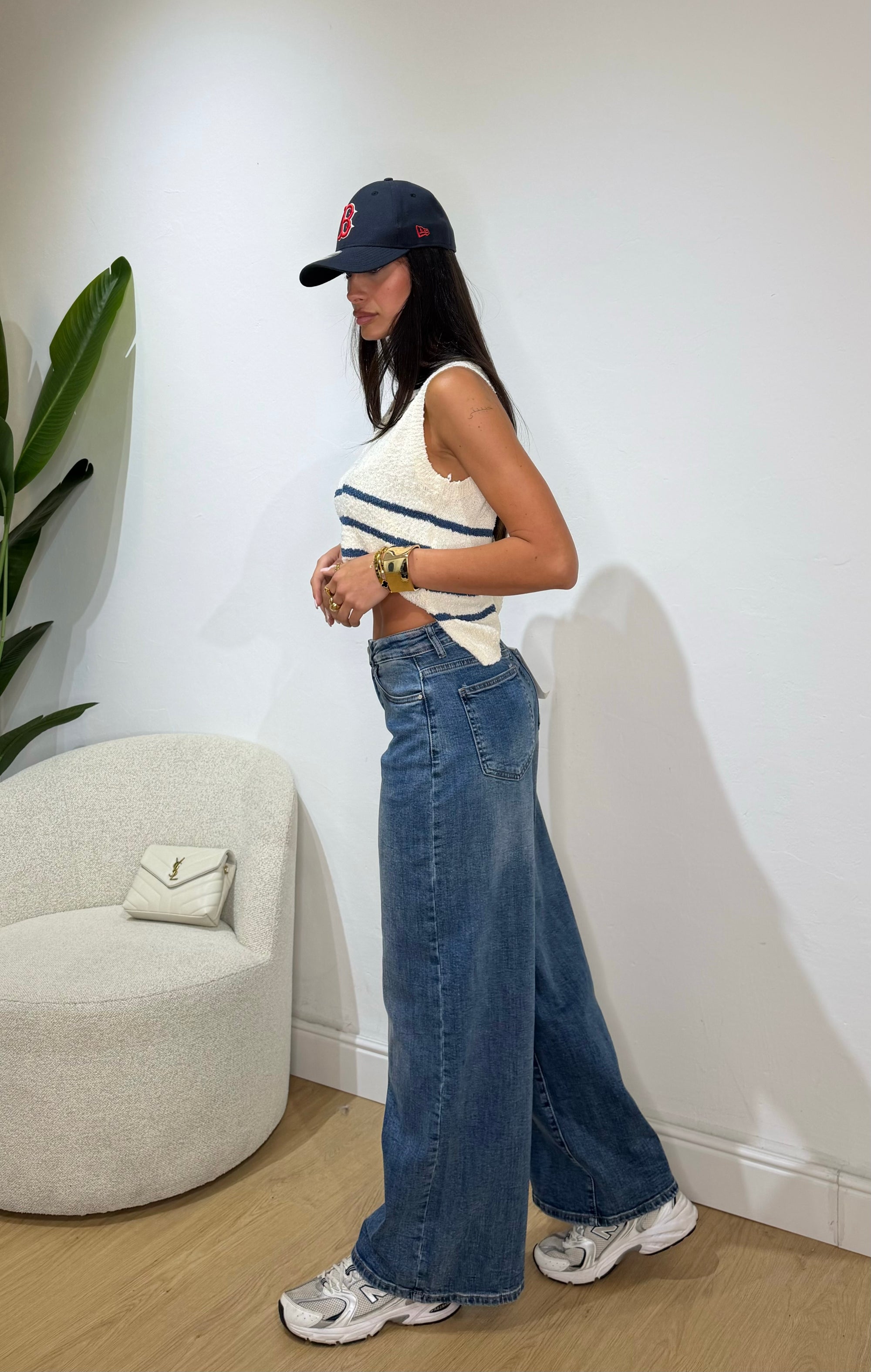 Jeans Wideleg Blu 1721