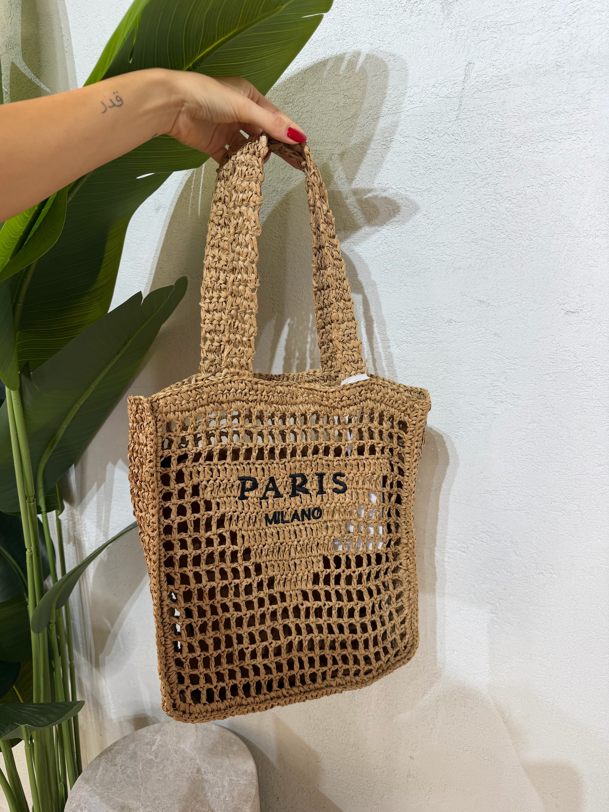 Borsa Paris paglia