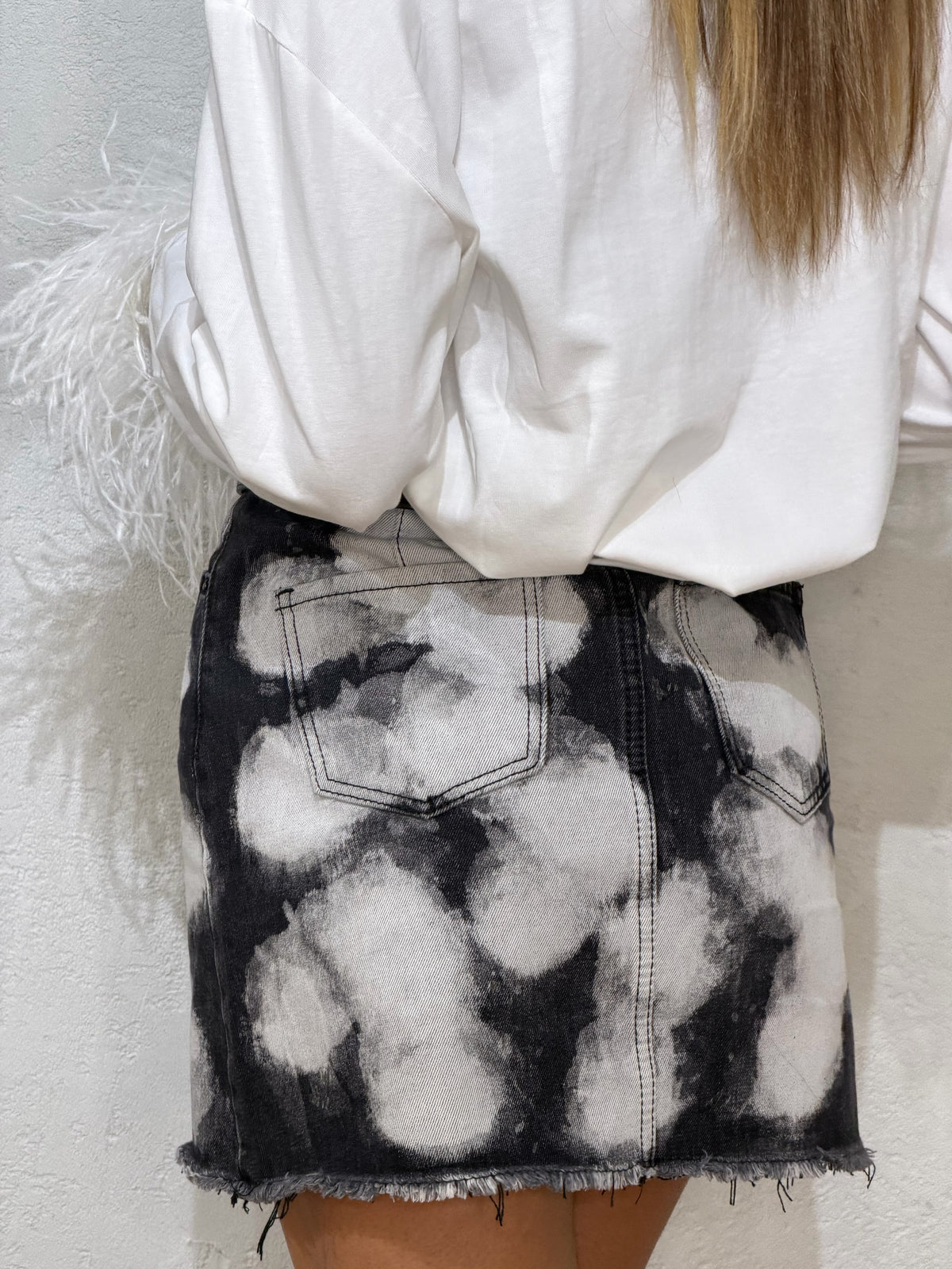 Gonna denim TyeDye