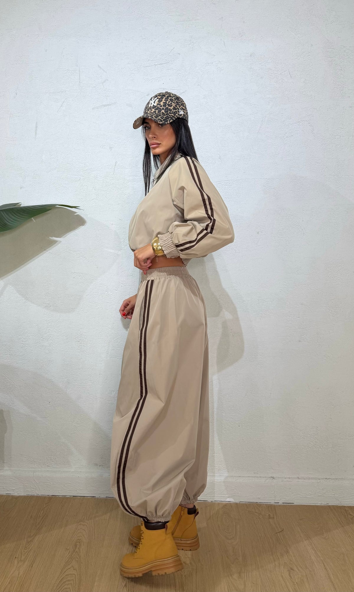 pantalone impermeabile riga