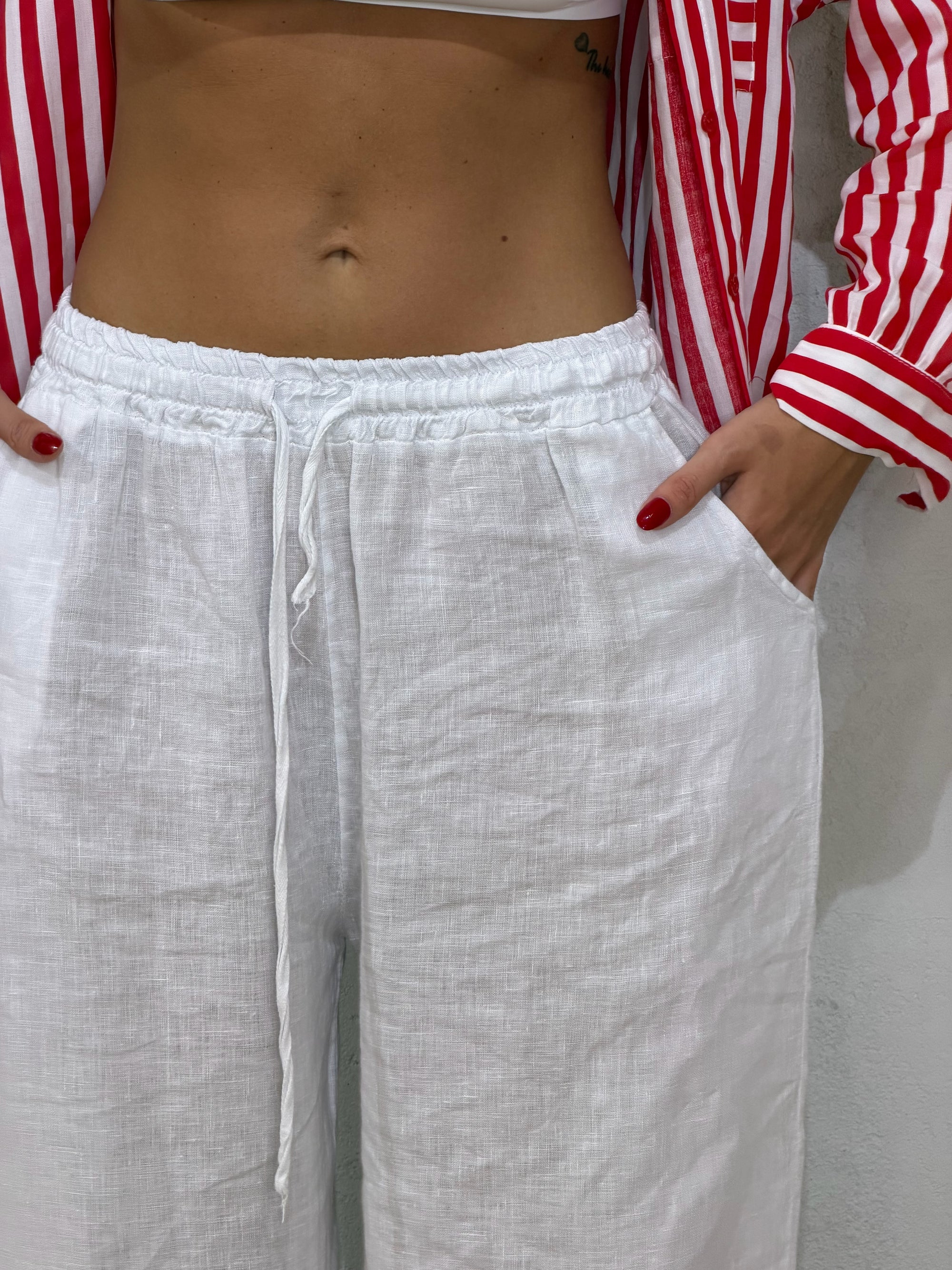 Pantalone 100% Lino