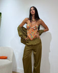 Pantalone palazzo raso