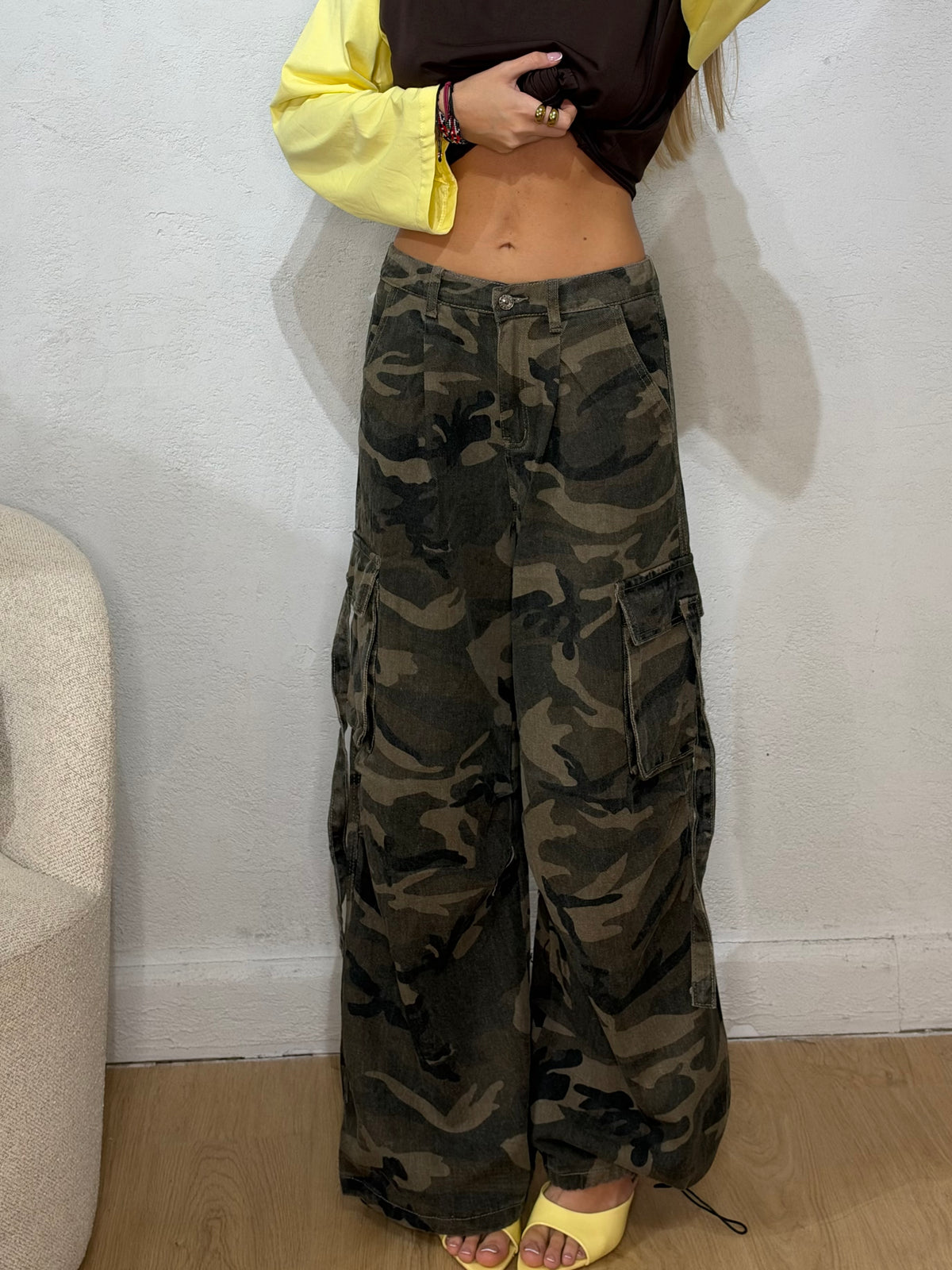 Jeans camo w33007