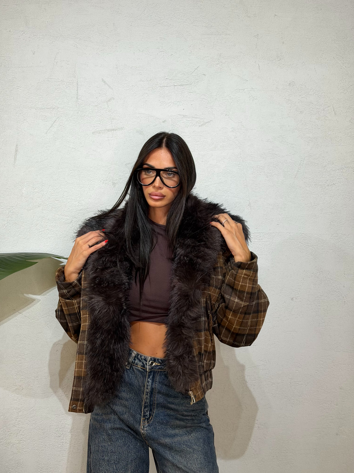 Bomber Eco-flour Tartan
