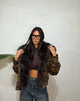 Bomber Eco-flour Tartan