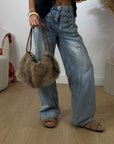 Bag eco-fur