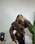 Trench vernice Oxa
