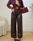 Pantalone Palazzo ecopelle