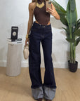 Jeans Risvolto Bludenim