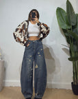 Jeans Balloon vita alta