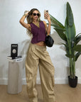 Pantalone jogger parachute