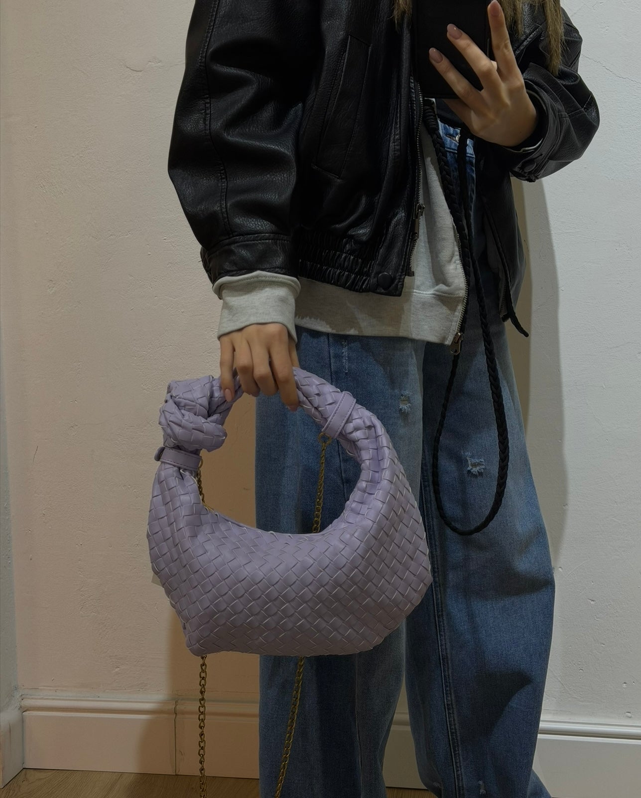 Borsa Moon Bottega media
