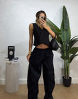 Pantalone jogger parachute