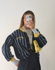 Cardigan candy stripe